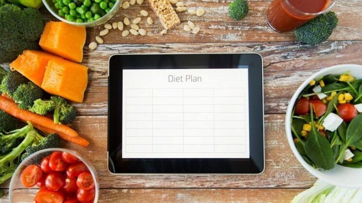 sestavení dietního plánu pro hubnutí