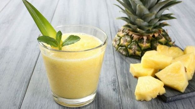 ananasové smoothie na dietě podle krevní skupiny